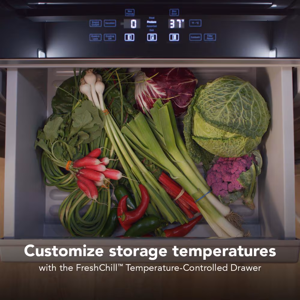 30 Cu. Ft. 48" Built-In Panel-Ready Side-by-Side Refrigerator KBSN748TPA