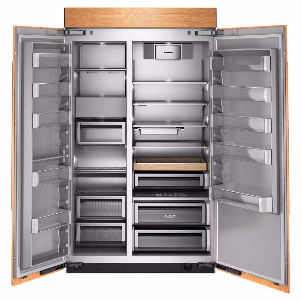 30 Cu. Ft. 48" Built-In Panel-Ready Side-by-Side Refrigerator KBSN748TPA