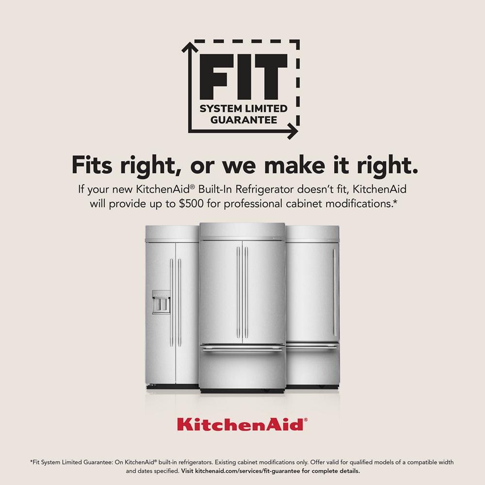 30 Cu. Ft. 48" Built-In Panel-Ready Side-by-Side Refrigerator KBSN748TPA