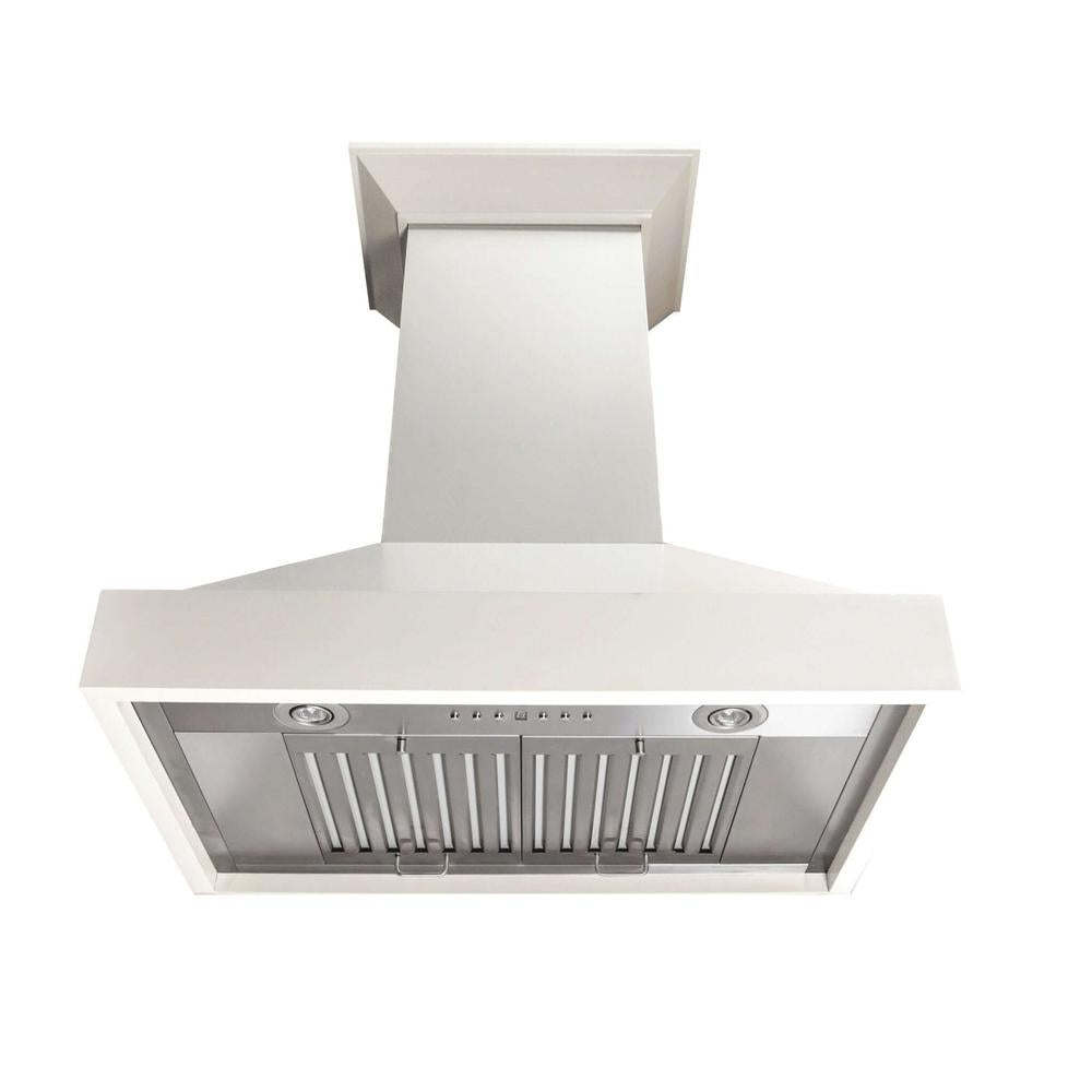 30" Ducted Wooden Wall Mount Range Hood in Cottage KBTT30