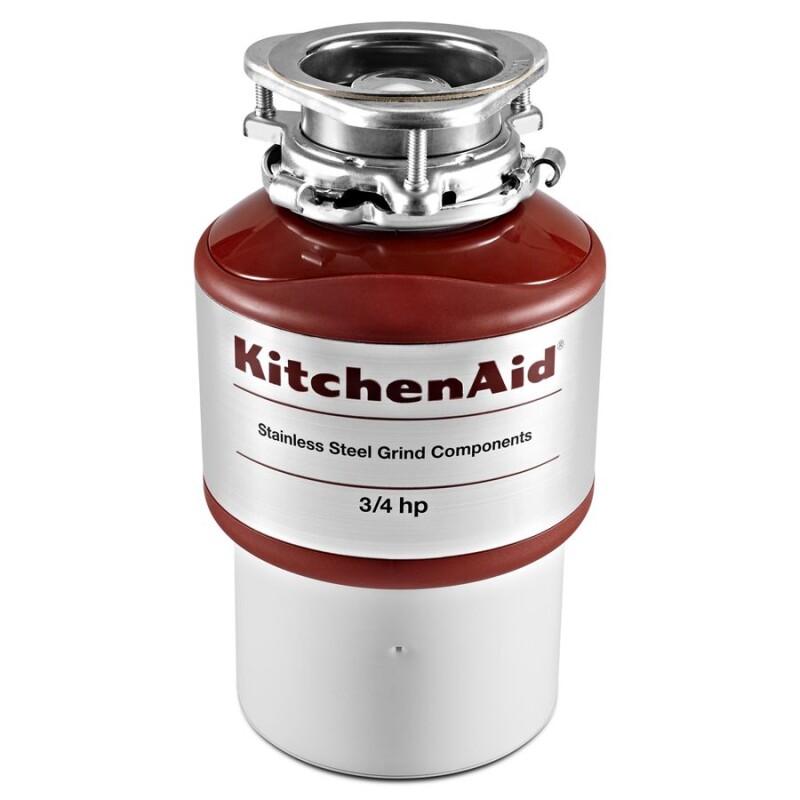 KitchenAid 3/4-Horsepower  Continuous Feed Food Waste Disposer Red KCDI075B Picture 1