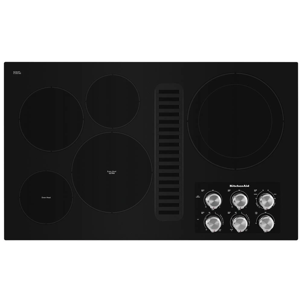 36" Electric Downdraft Cooktop with 5 Elements KCED606GBL