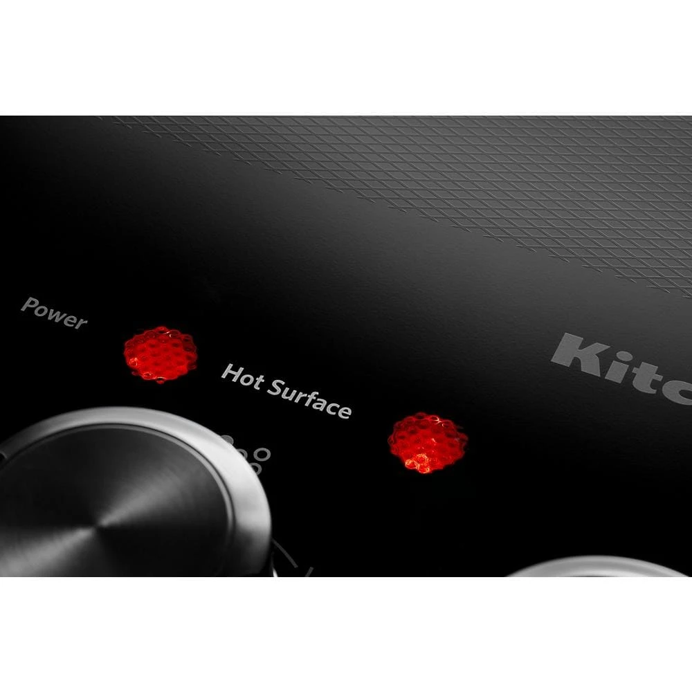 30" Electric Cooktop with 5 Elements and Knob Controls KCES550HBL