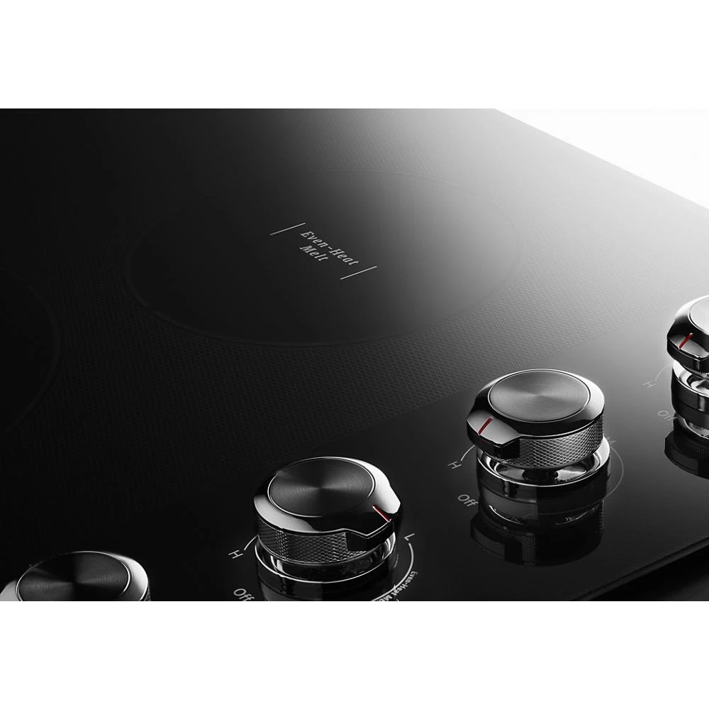 30" Electric Cooktop with 5 Elements and Knob Controls KCES550HBL