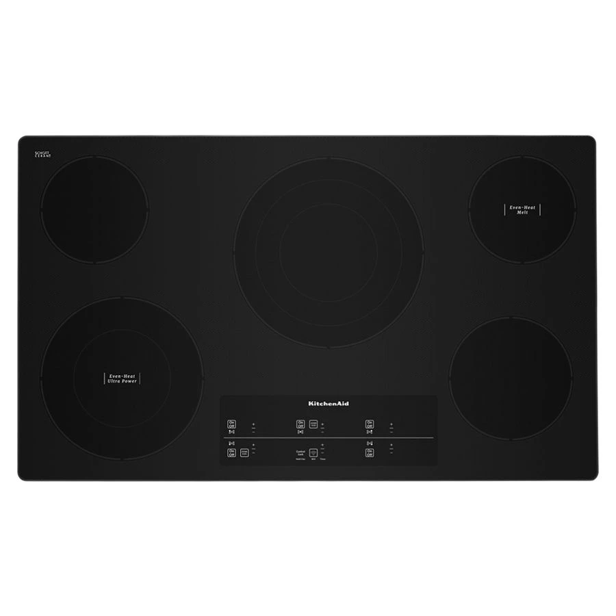 36" Electric Cooktop with 5 Elements and Touch-Activated Controls KCES956KBL