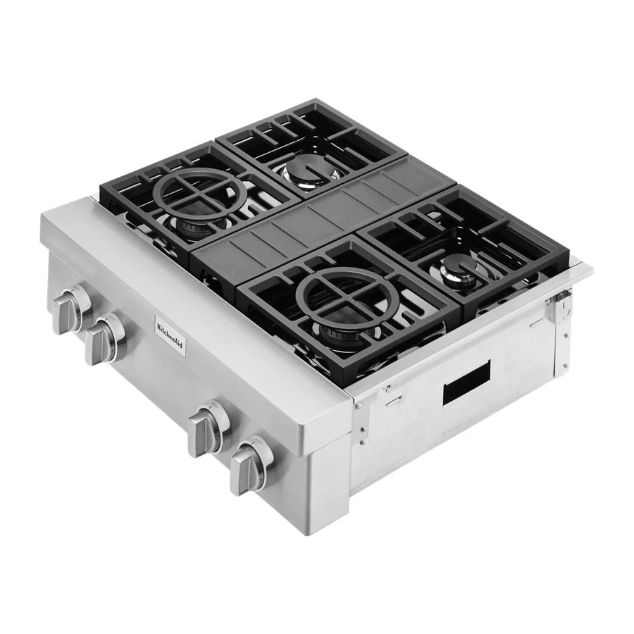 30'' 4-Burner Commercial-Style Gas Rangetop KCGC500JSS