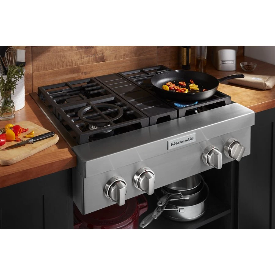 30'' 4-Burner Commercial-Style Gas Rangetop KCGC500JSS