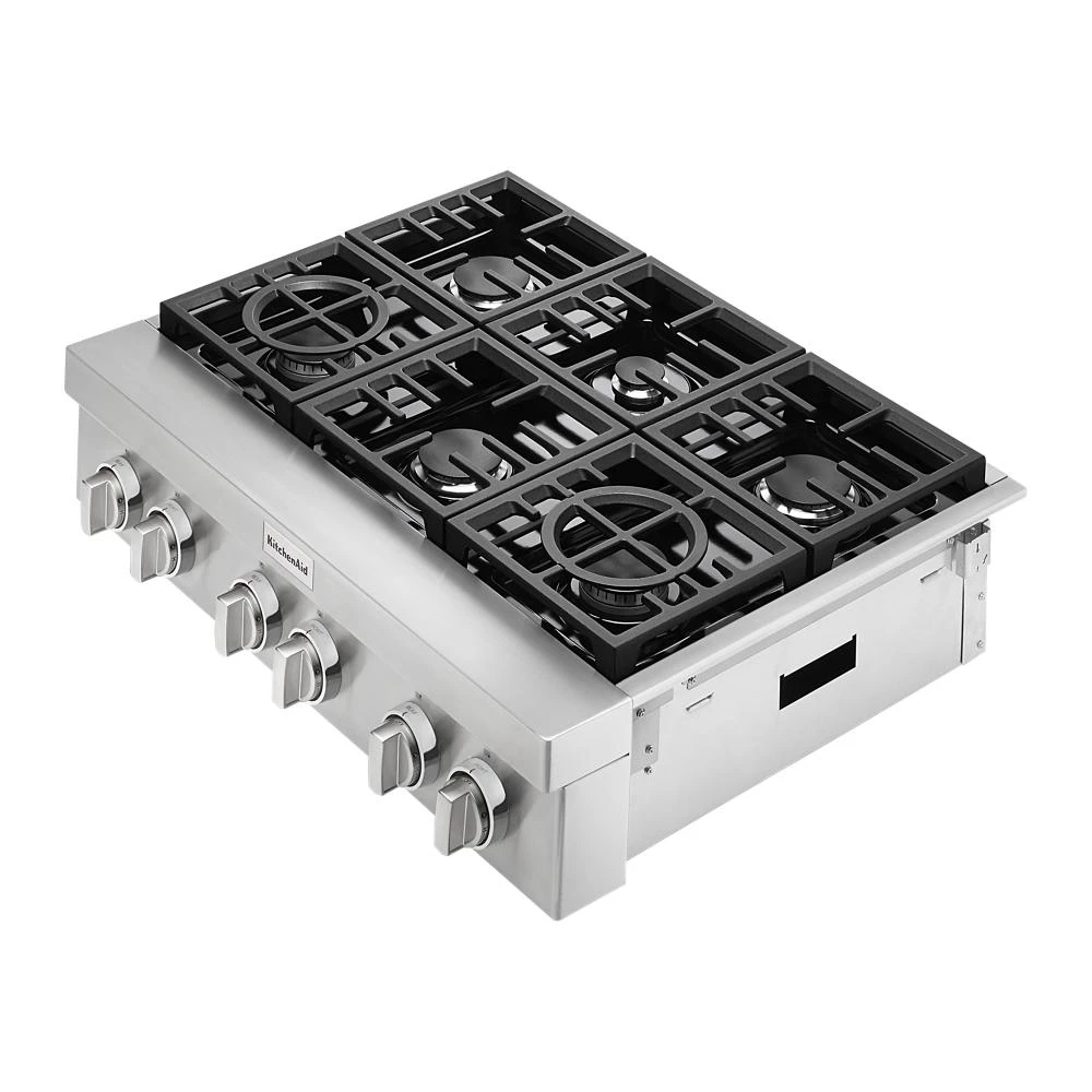 36'' 6-Burner Commercial-Style Gas Rangetop KCGC506JSS