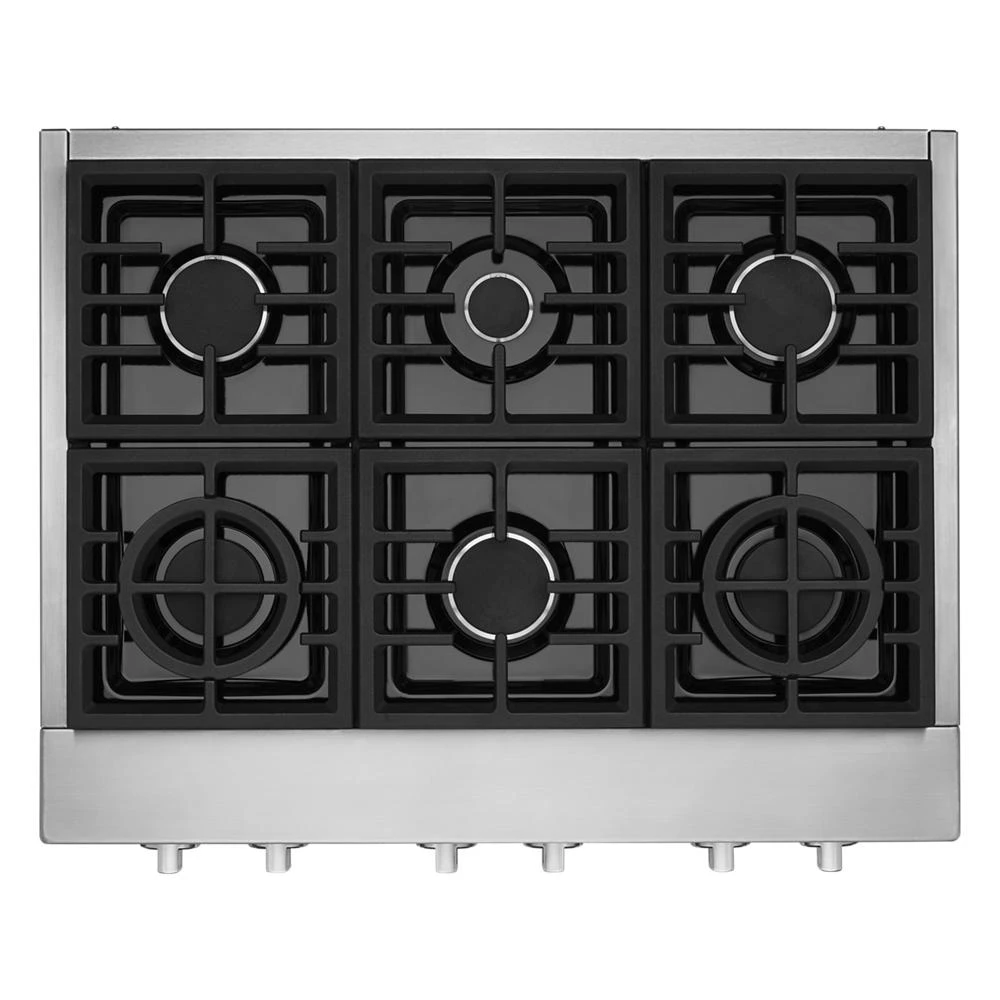 36'' 6-Burner Commercial-Style Gas Rangetop KCGC506JSS