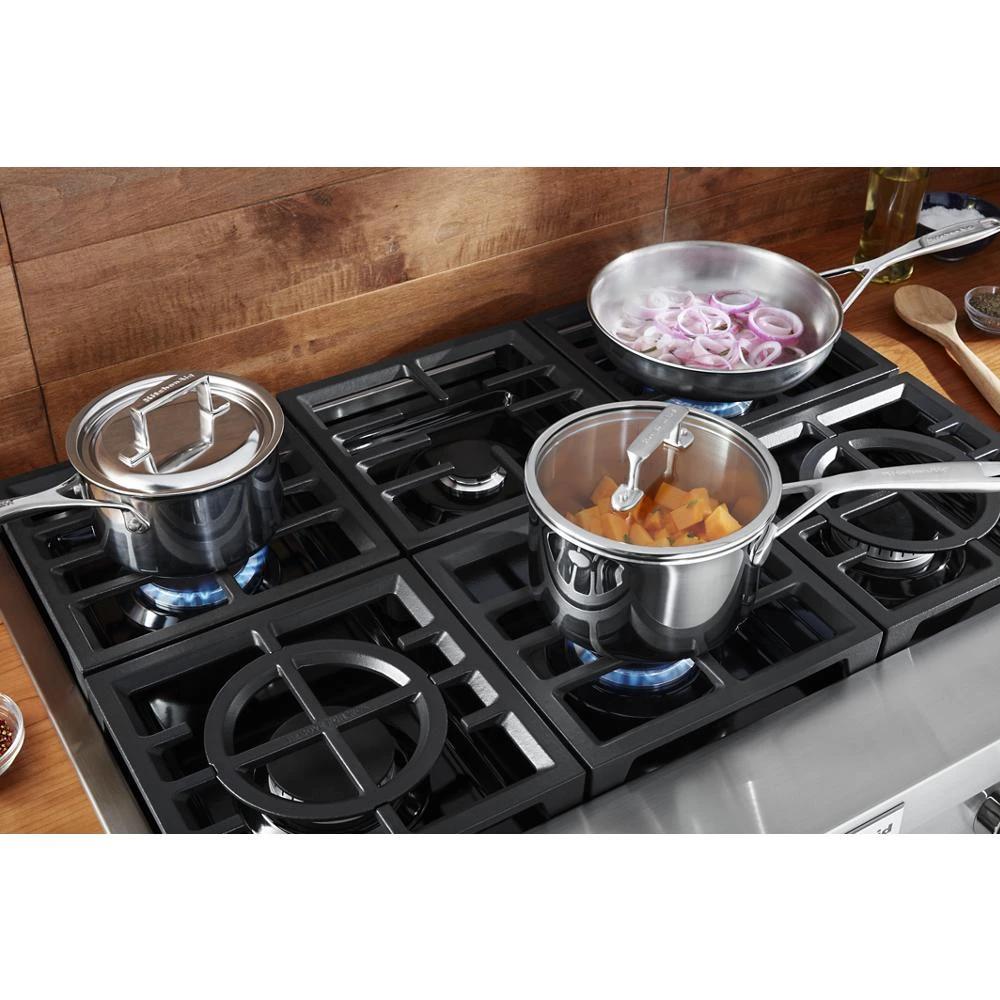 36'' 6-Burner Commercial-Style Gas Rangetop KCGC506JSS