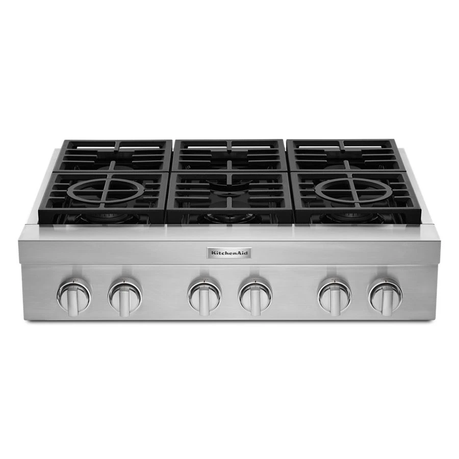 36'' 6-Burner Commercial-Style Gas Rangetop KCGC506JSS