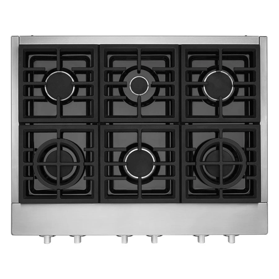 36'' 6-Burner Commercial-Style Gas Rangetop KCGC506JSS