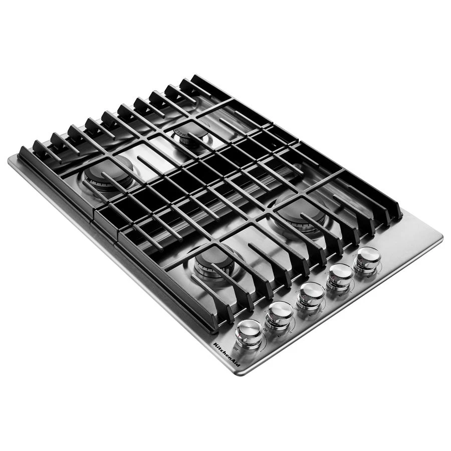 30" 4 Burner Gas Downdraft Cooktop KCGD500GSS