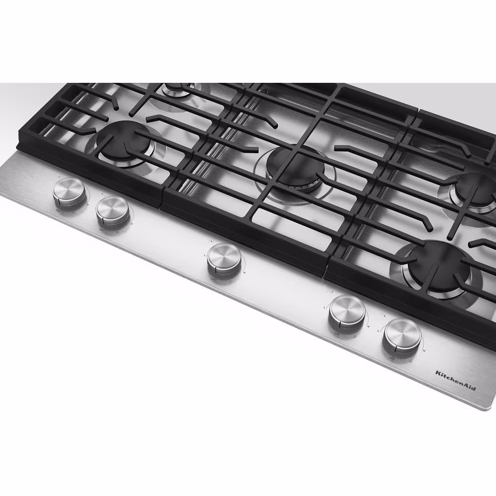 36 in. Gas Cooktop with 5 Versatile Burners KCGK336SSS