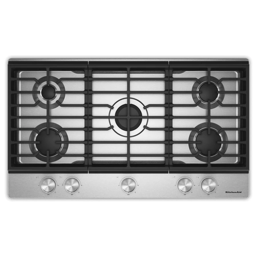 36 in. Gas Cooktop with 5 Versatile Burners KCGK336SSS