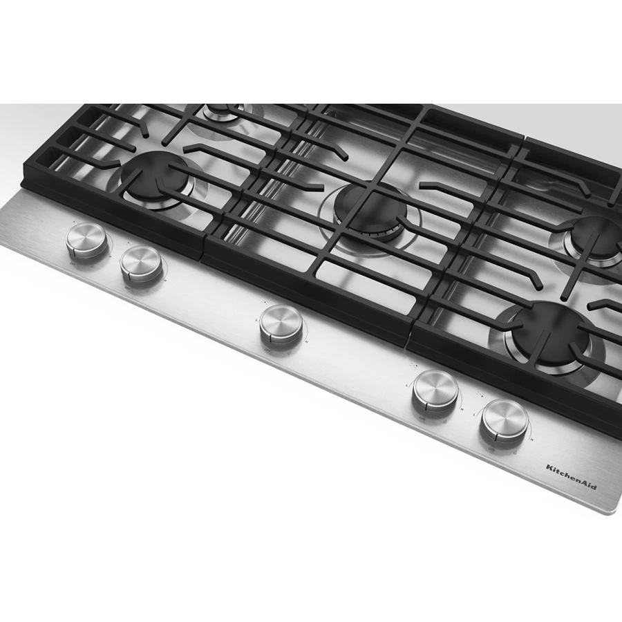 36 in. Gas Cooktop with 5 Versatile Burners KCGK336SSS