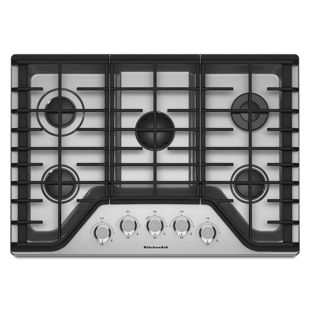 30" 5-Burner Gas Cooktop KCGS350ESS