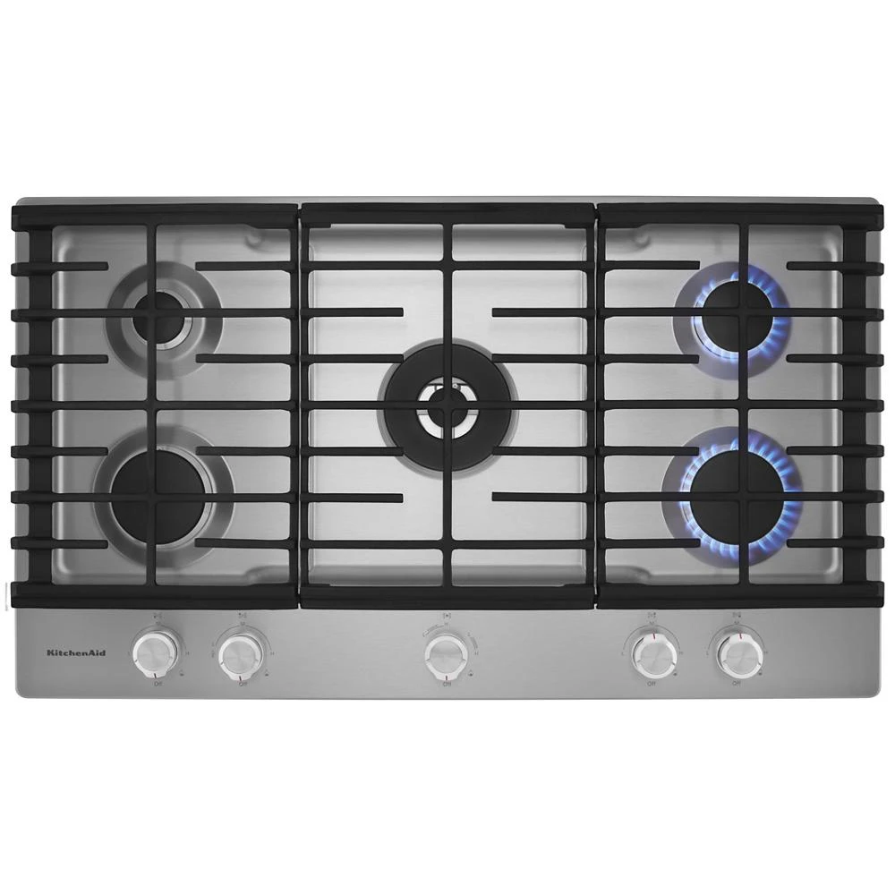 36" 5-Burner Gas Cooktop KCGS556ESS