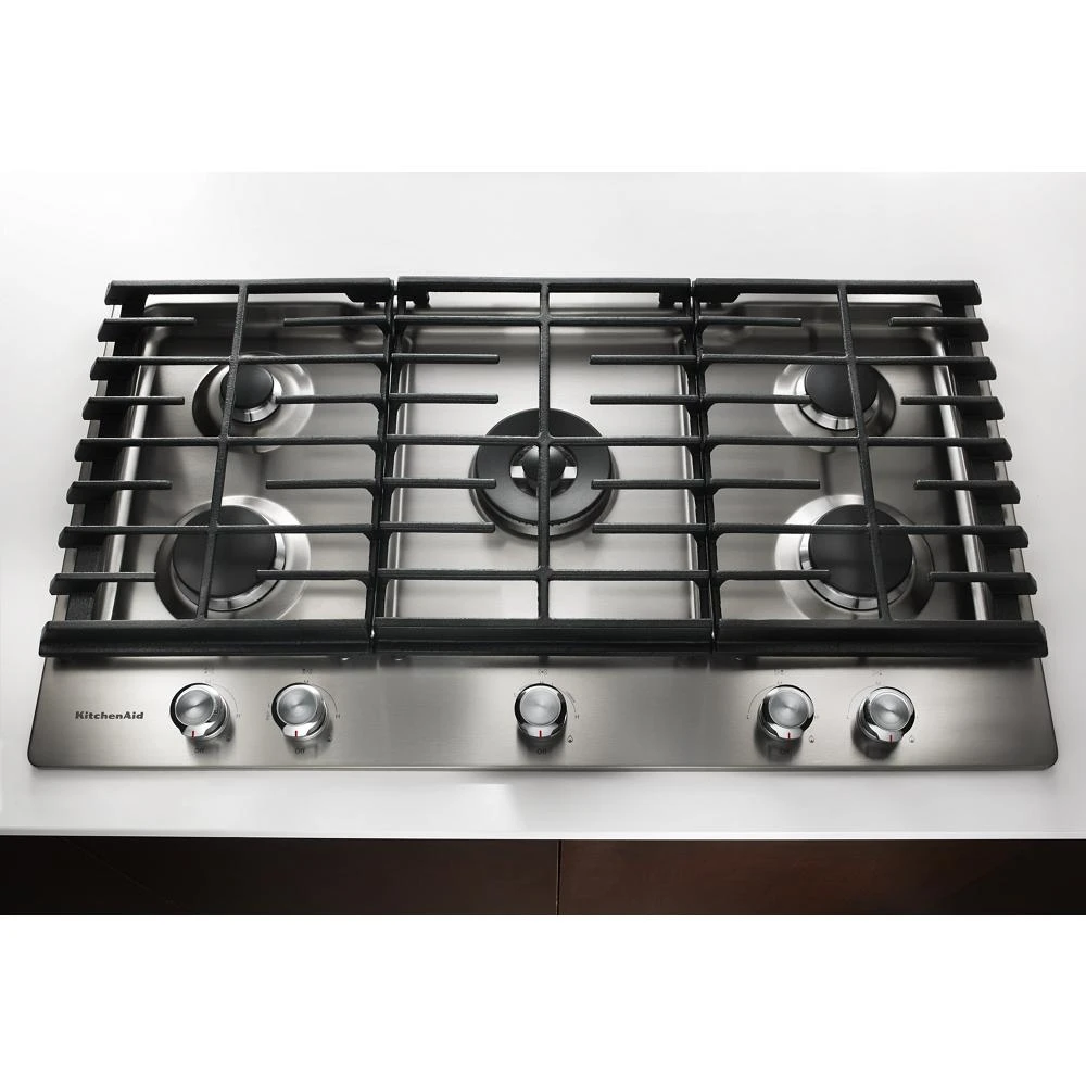 36" 5-Burner Gas Cooktop KCGS556ESS