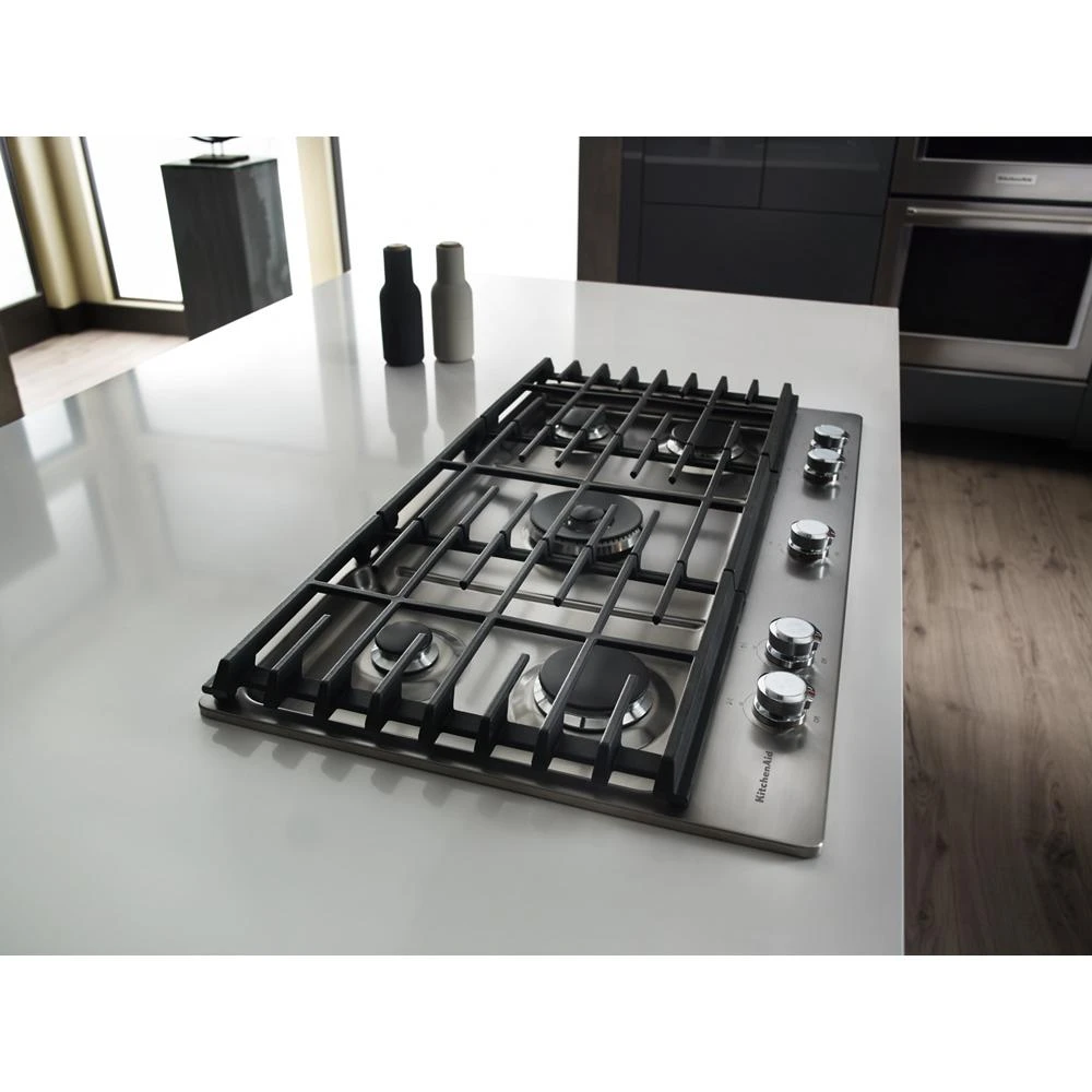 36" 5-Burner Gas Cooktop KCGS556ESS