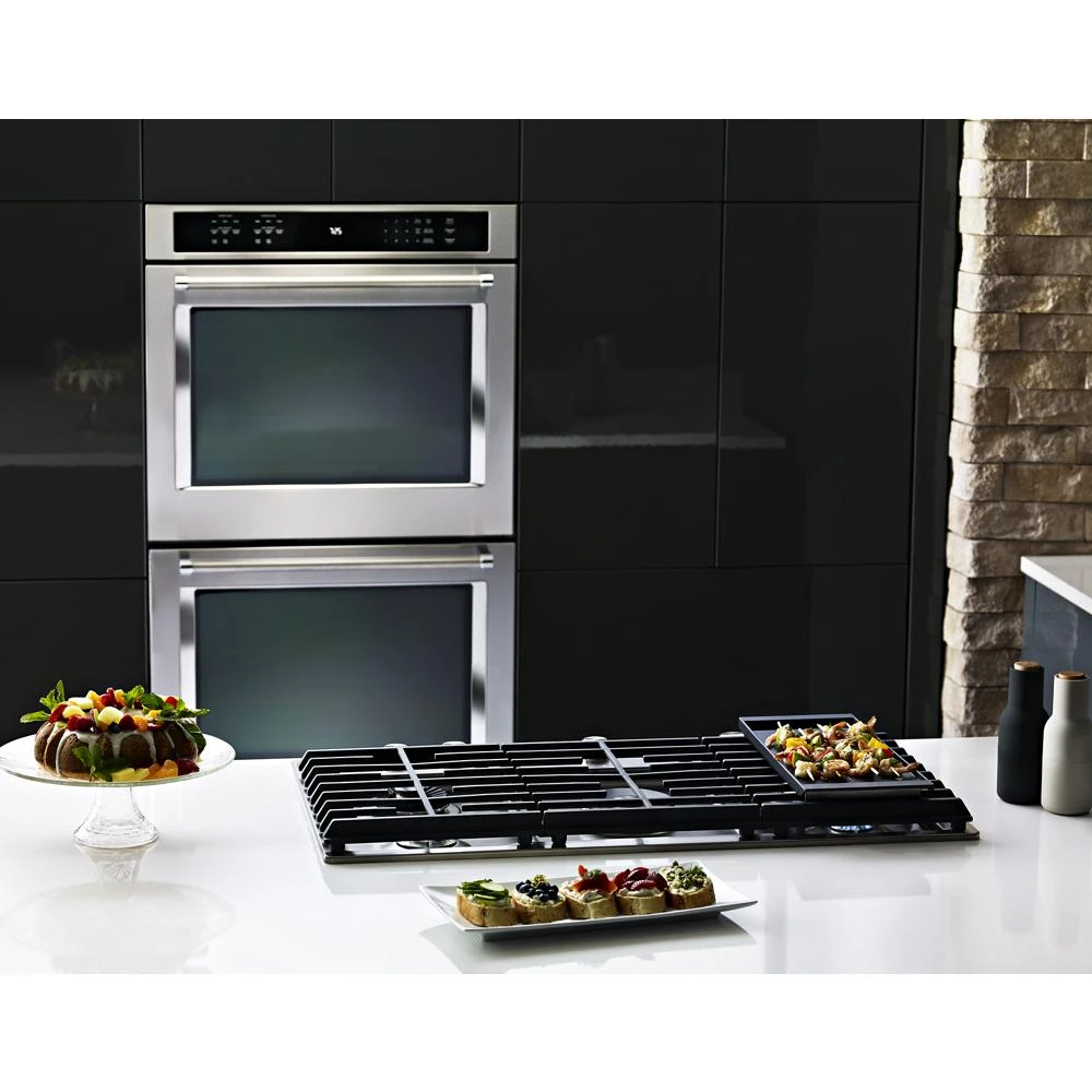 30" 5-Burner Gas Cooktop with Griddle KCGS950ESS
