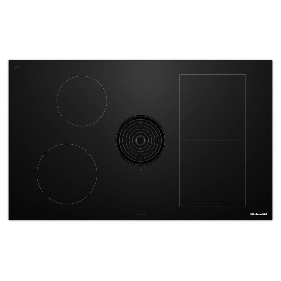 36-inch NextGen Induction Downdraft Cooktop with Bridge XL Even-Heat™ Zone KCID936SBL