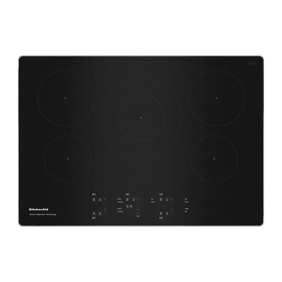 30-Inch 5-Element Sensor Induction Cooktop KCIG550JSS