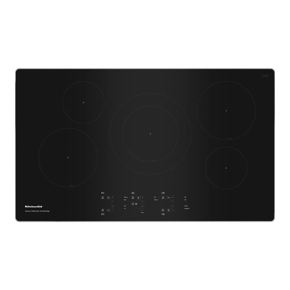 36-Inch 5-Element Sensor Induction Cooktop KCIG556JBL
