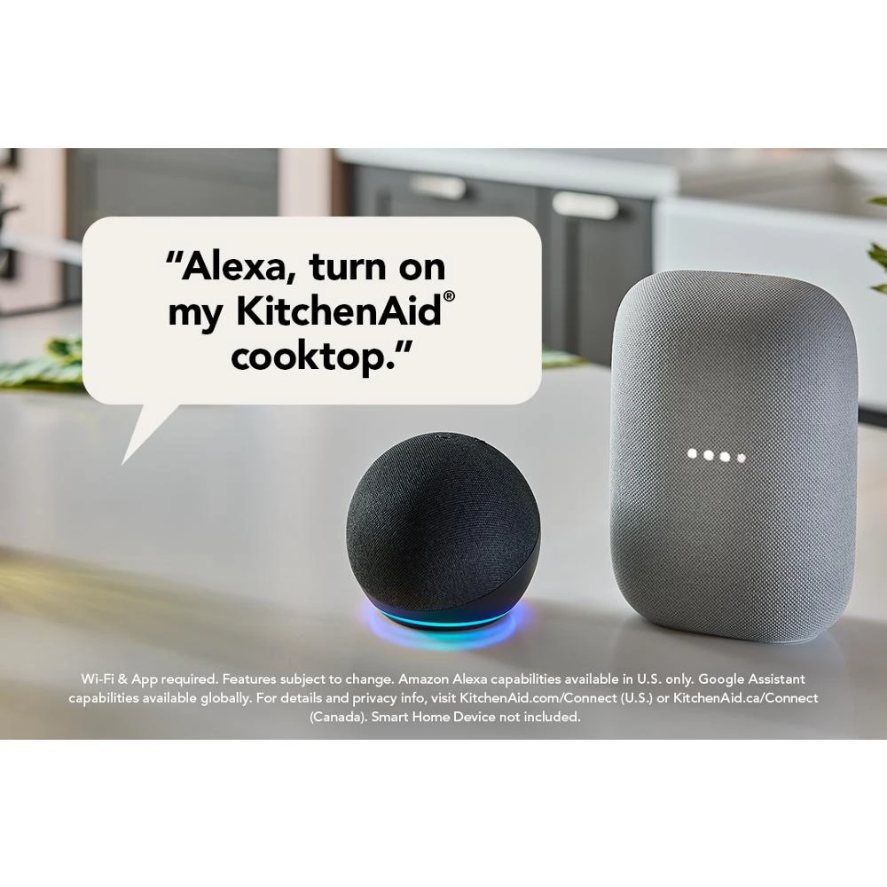 30" Temp Cook™ Induction Cooktop with 5 Cooking Zones KCIT730SBL