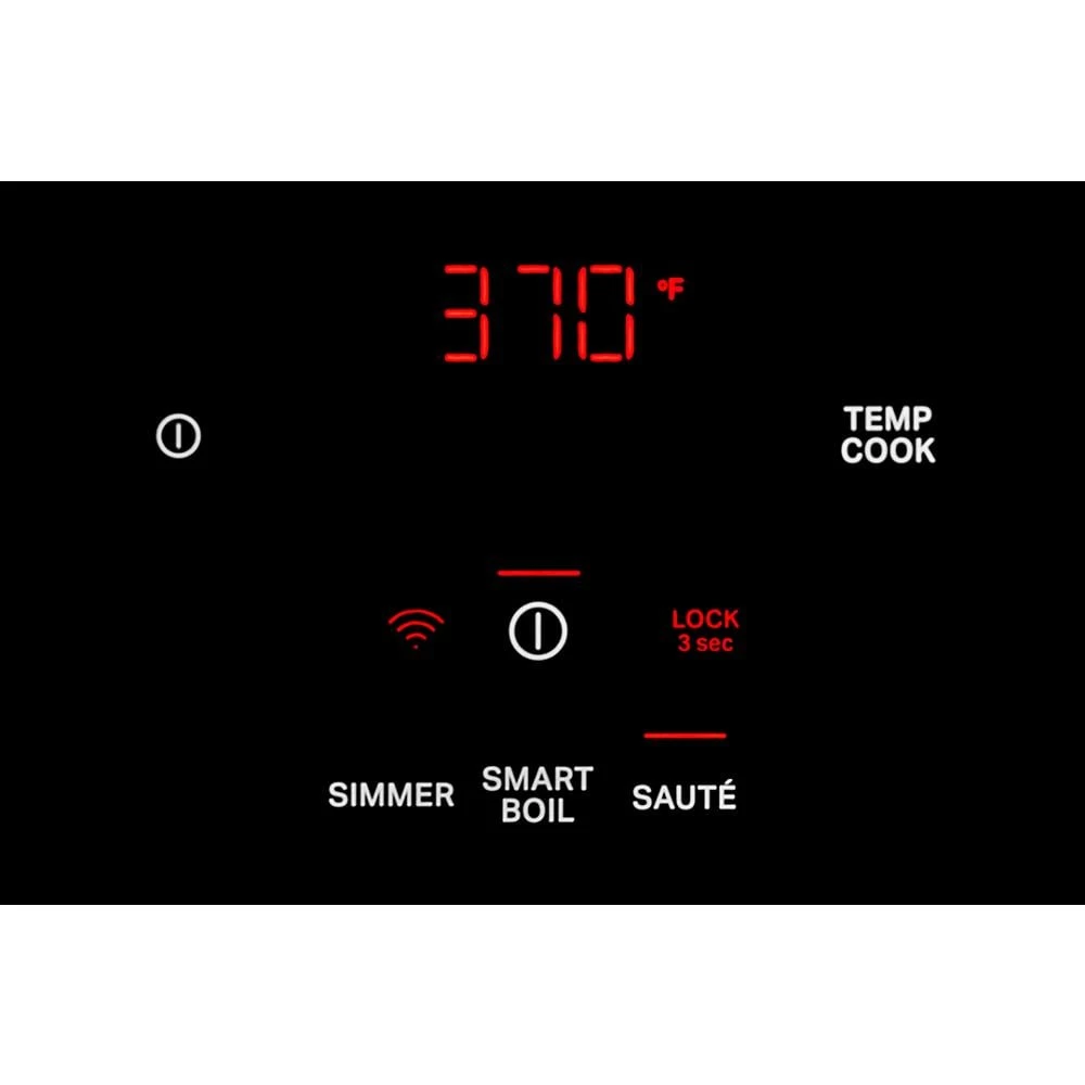 30" Temp Cook™ Induction Cooktop with 5 Cooking Zones KCIT730SBL