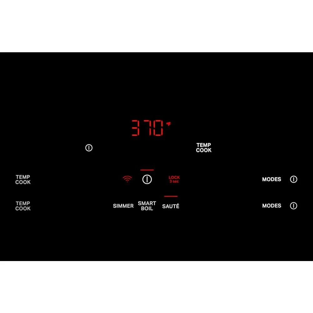30" Temp Cook™ Induction Cooktop with 5 Cooking Zones KCIT730SBL