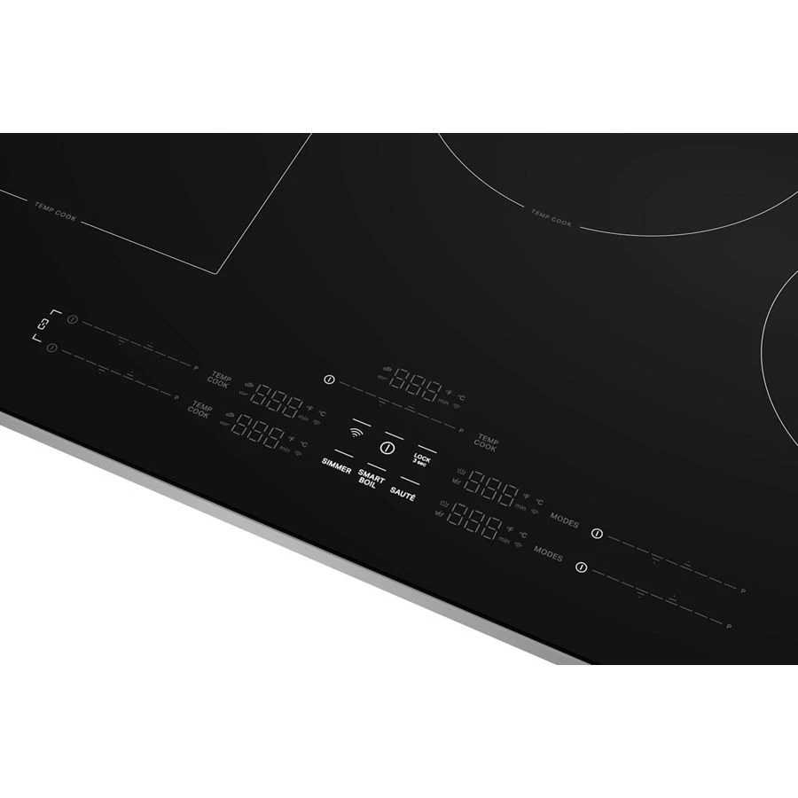 30" Temp Cook™ Induction Cooktop with 5 Cooking Zones KCIT730SBL