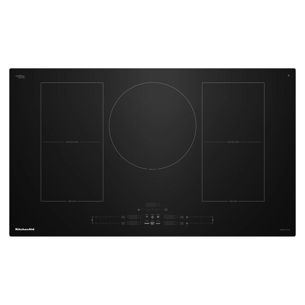 36" Temp Cook™ Induction Cooktop with 5 Cooking Zones KCIT736SBL