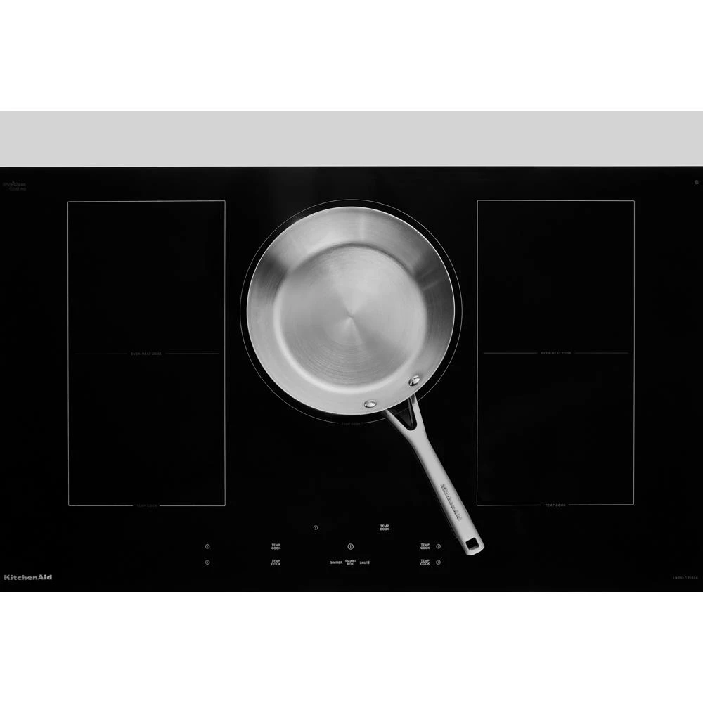 36" Temp Cook™ Induction Cooktop with 5 Cooking Zones KCIT736SBL