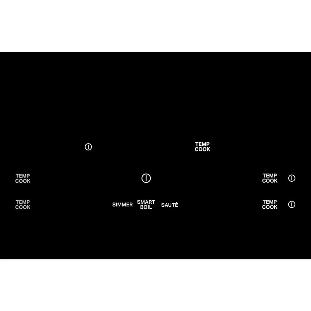 36" Temp Cook™ Induction Cooktop with 5 Cooking Zones KCIT736SBL