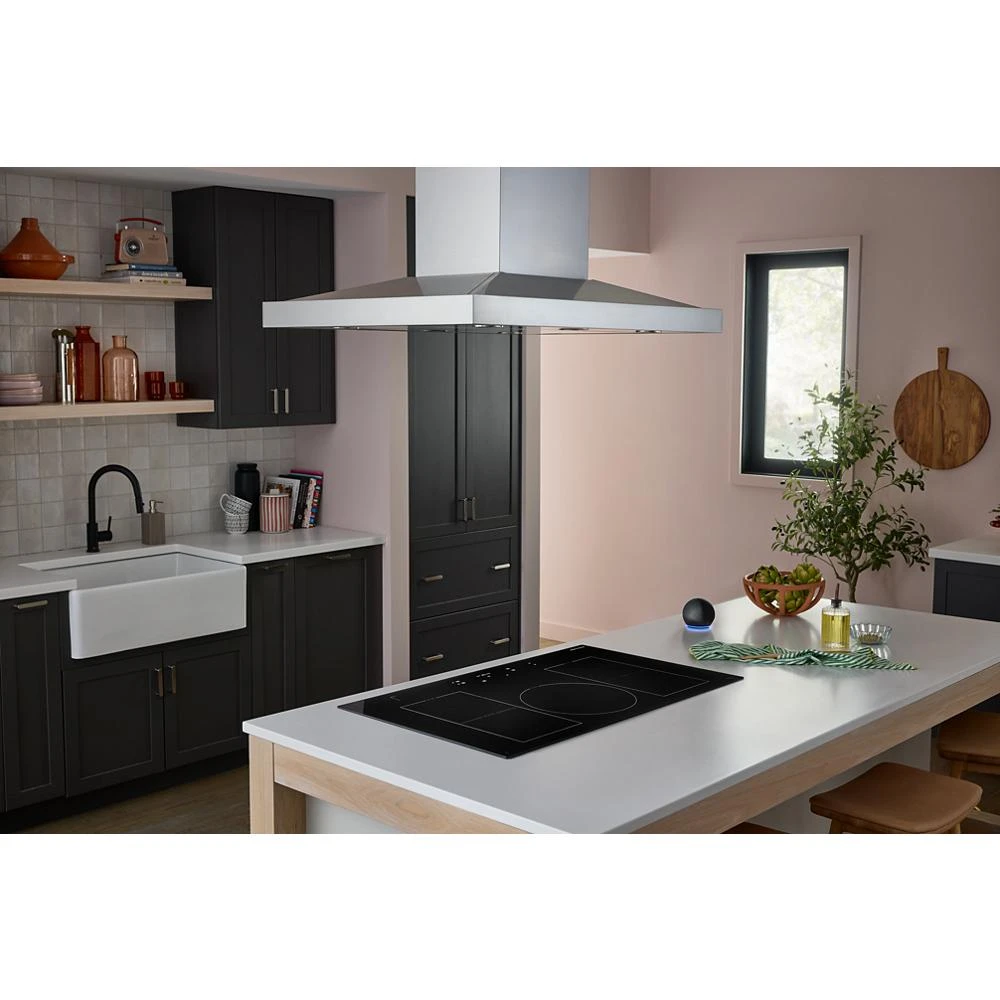 36" Temp Cook™ Induction Cooktop with 5 Cooking Zones KCIT736SBL
