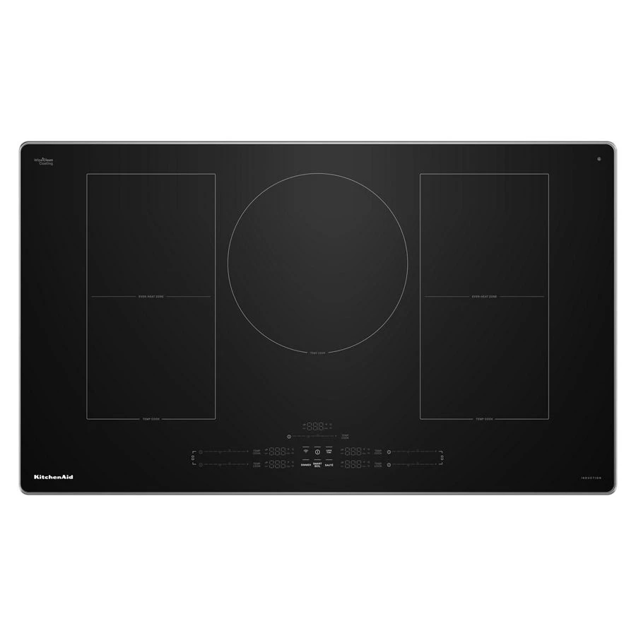 36" Temp Cook™ Induction Cooktop with 5 Cooking Zones KCIT736SBL