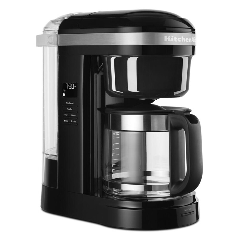 KitchenAid 12 Cup Drip Coffee Maker with Spiral Showerhead Onyx Black KCM1208OB Picture 1
