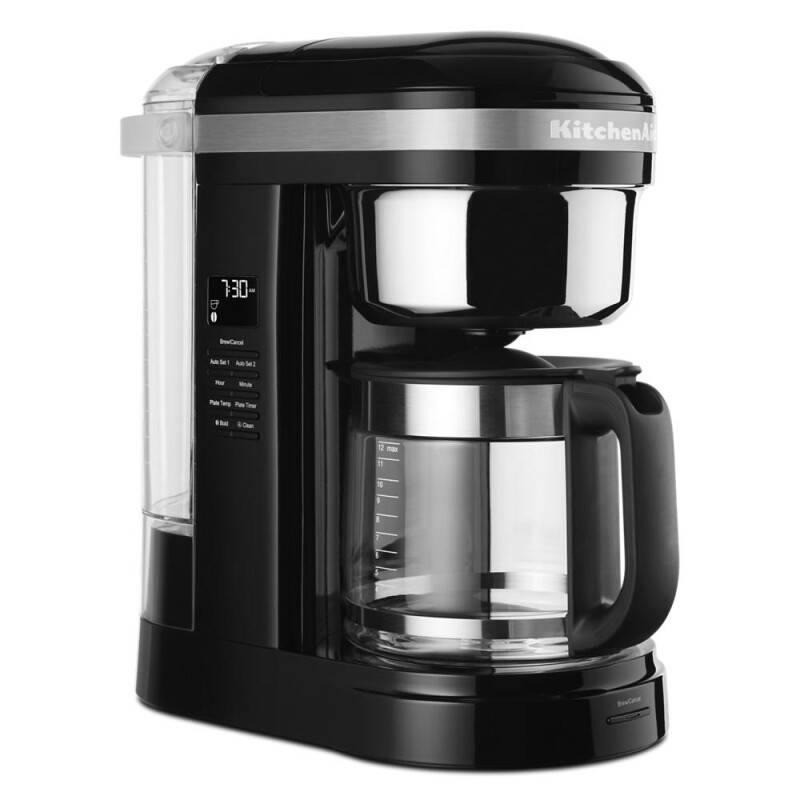 KitchenAid 12 Cup Drip Coffee Maker with Spiral Showerhead and Programmable Warming Plate Onyx Black KCM1209OB Picture 1
