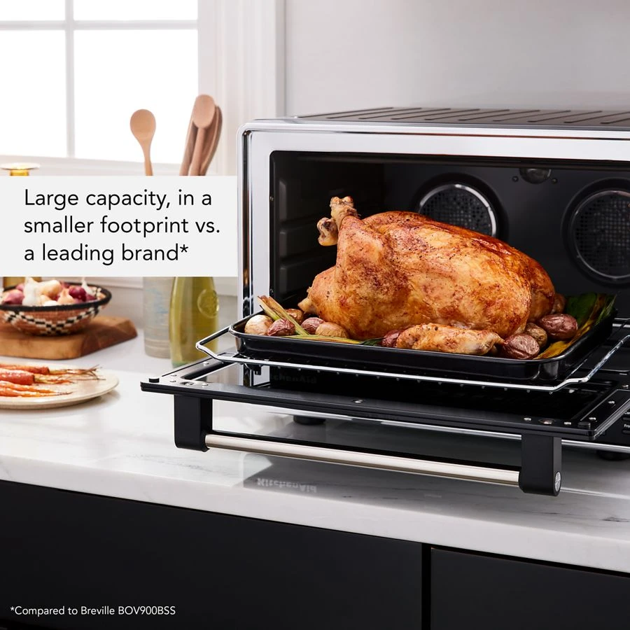Dual Convection Countertop Oven with Air Fry and Temperature Probe KCO224BM