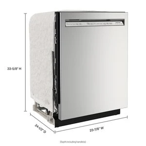 Two-Rack Dishwasher with 30+ Total Wash Jets, 47 dBA KDFE104KPS