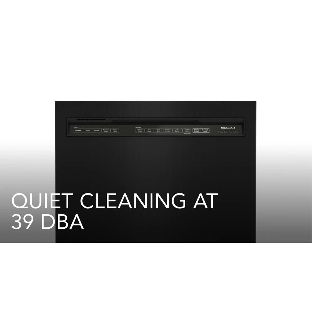 Third Level Utensil Rack Dishwasher with 30+ Total Wash Jets, 39 dBA KDFE204KBL