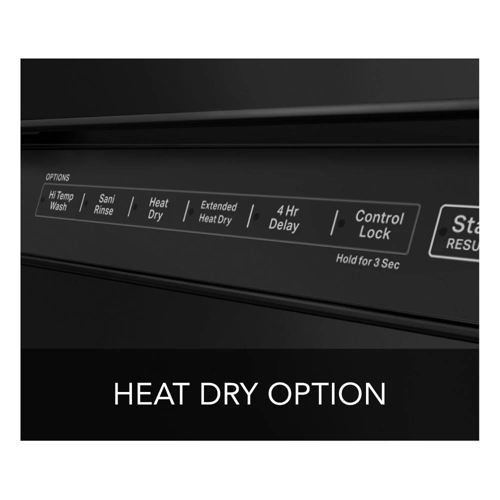 Third Level Utensil Rack Dishwasher with 30+ Total Wash Jets, 39 dBA KDFE204KBL