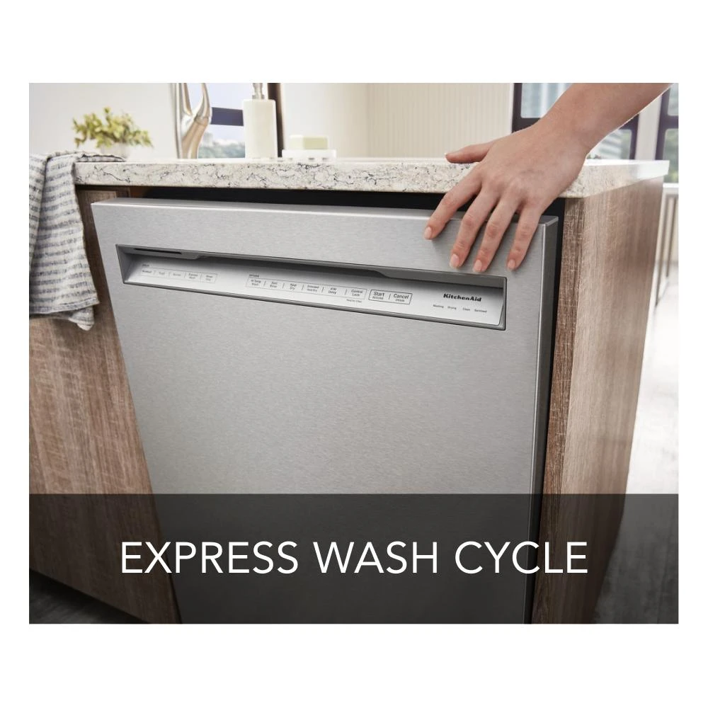 Third Level Utensil Rack Dishwasher with 30+ Total Wash Jets, 39 dBA KDFE204KPS