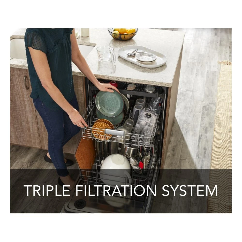 Third Level Utensil Rack Dishwasher with 30+ Total Wash Jets, 39 dBA KDFE204KPS