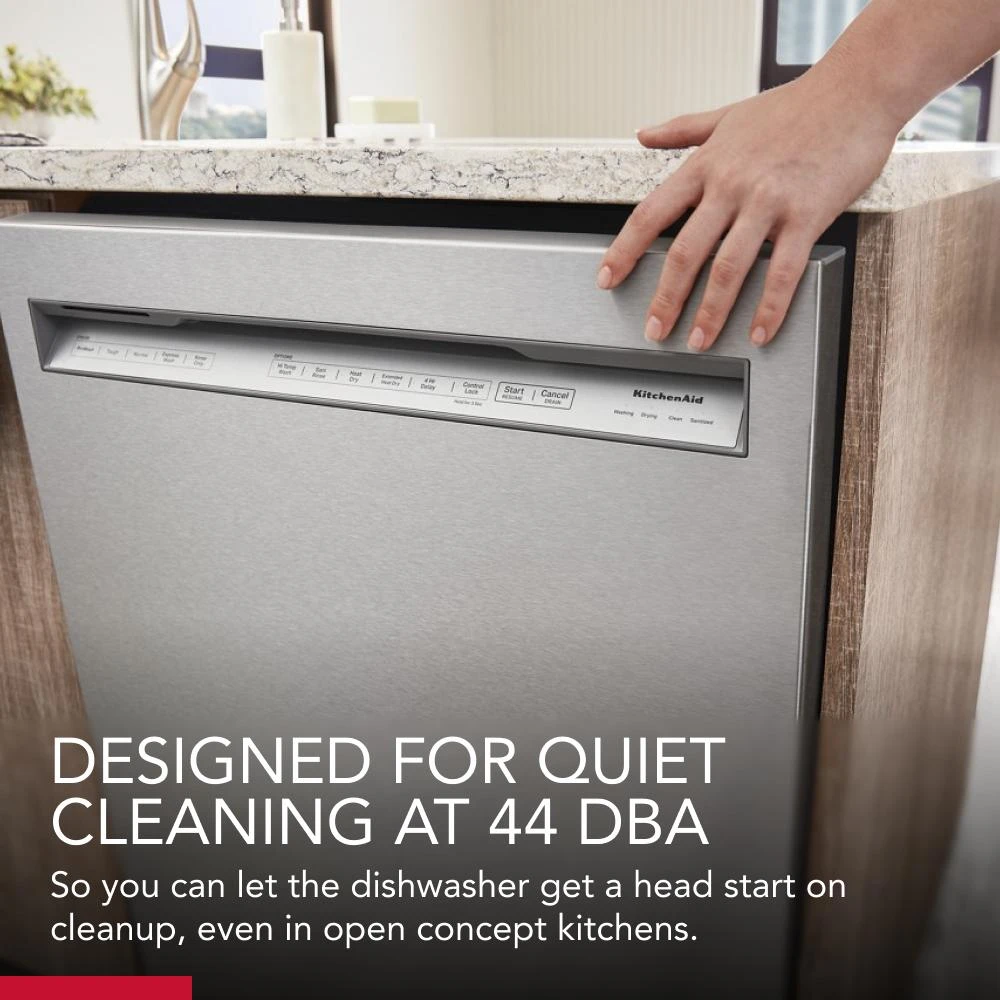 360° Max Jets™ Third Rack Dishwasher with 50+ Total Wash Jets, 44 dBA KDFM404KPS