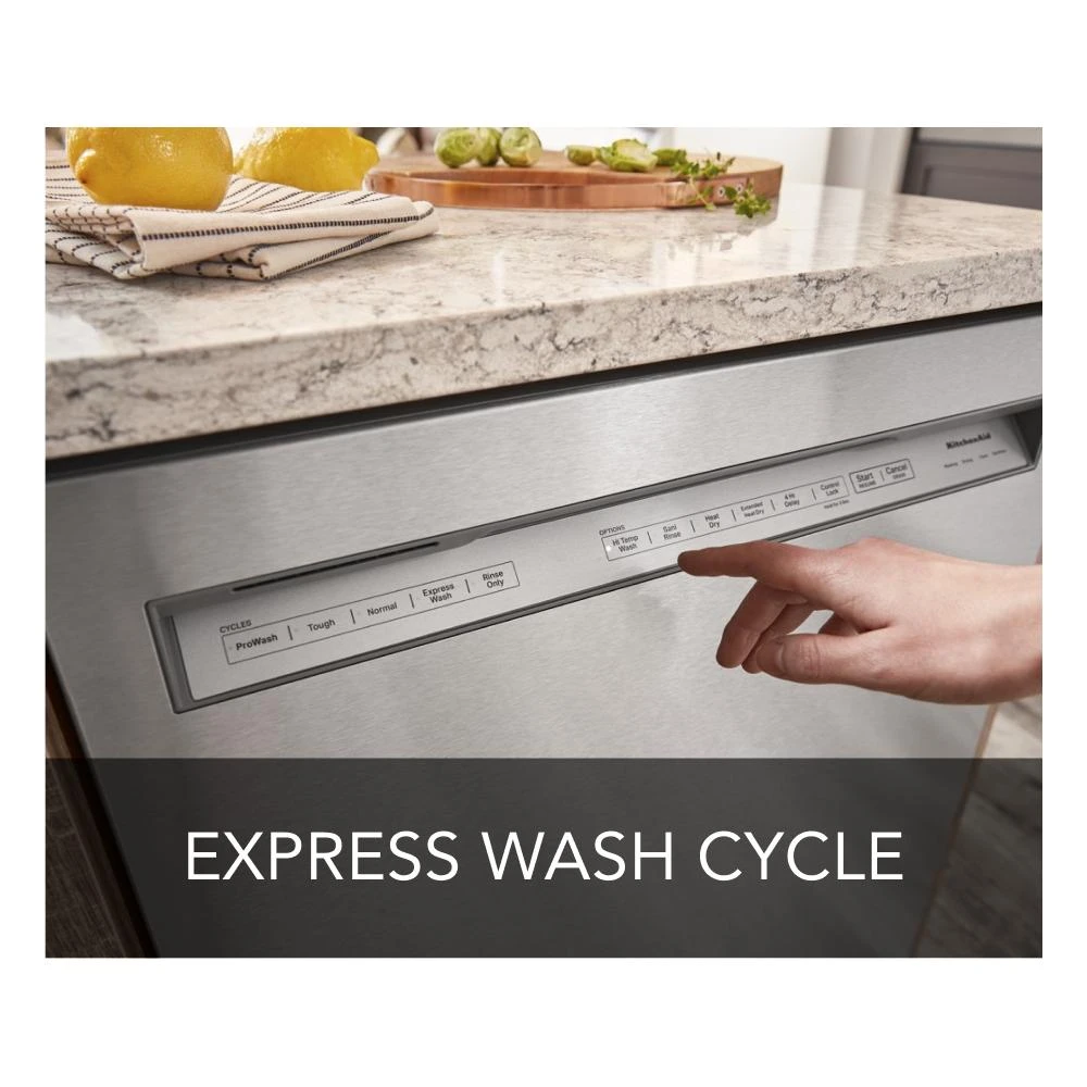 360° Max Jets™ Third Rack Dishwasher with 50+ Total Wash Jets, 44 dBA KDFM404KPS
