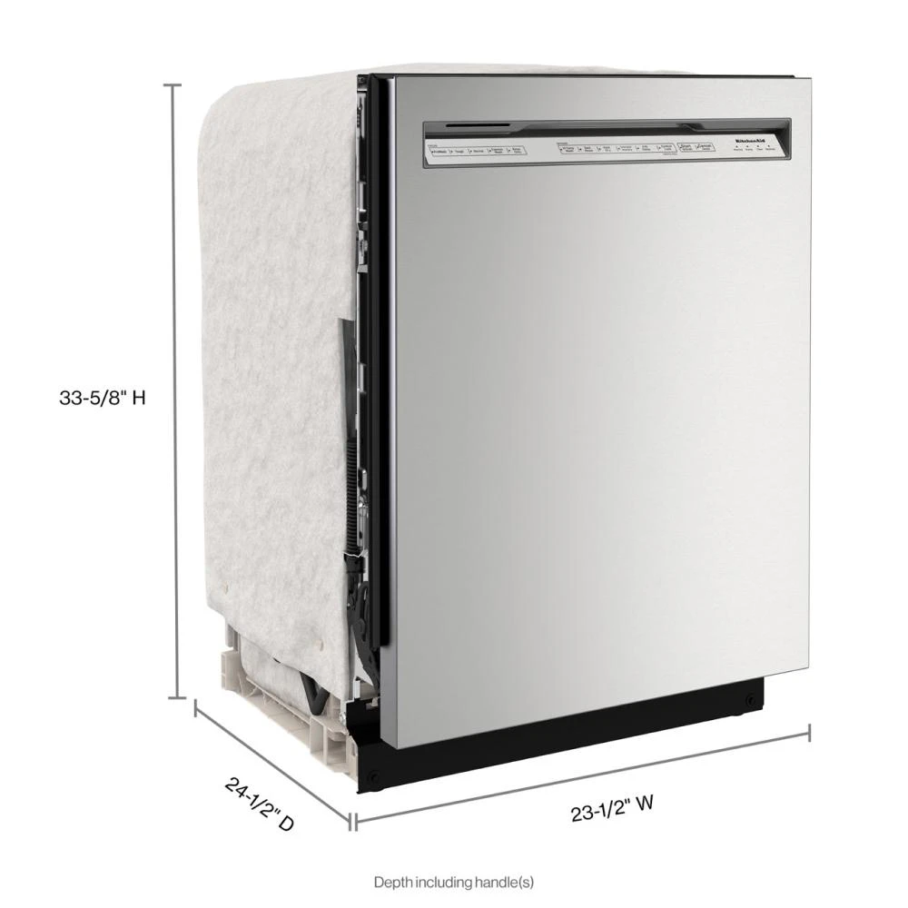 360° Max Jets™ Third Rack Dishwasher with 50+ Total Wash Jets, 44 dBA KDFM404KPS