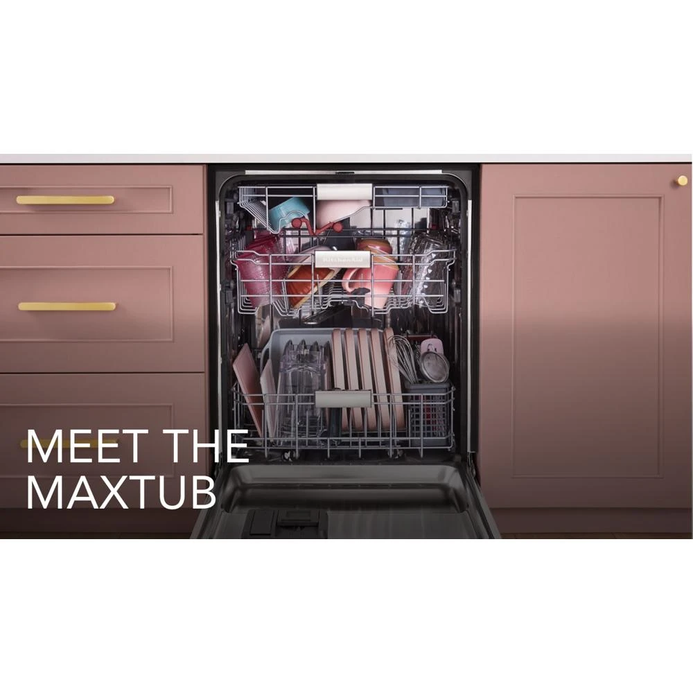 360° Max Jets™ Third Rack Dishwasher with 50+ Total Wash Jets, 44 dBA KDFM404KPS