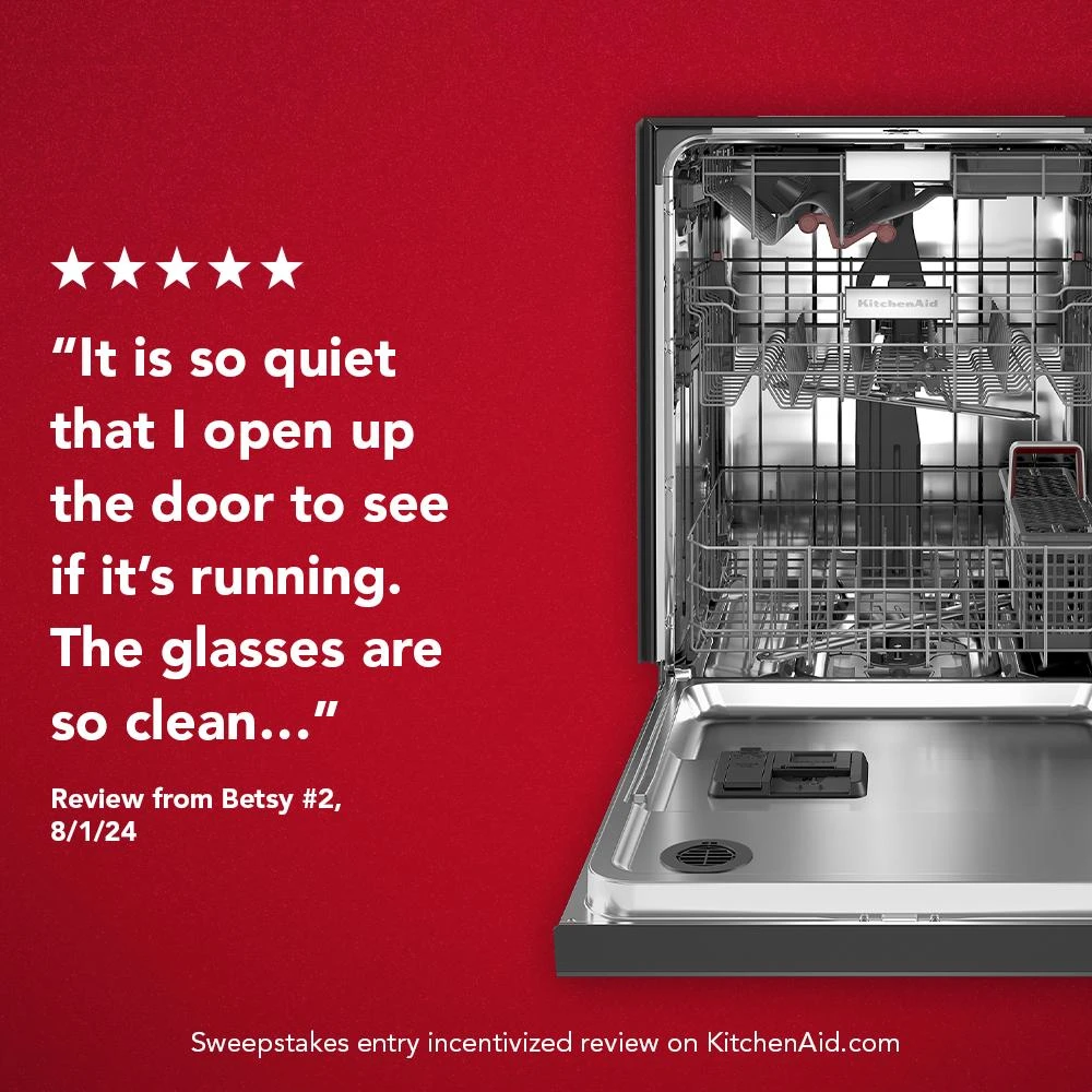 360° Max Jets™ Third Rack Dishwasher with 50+ Total Wash Jets, 44 dBA KDFM404KPS